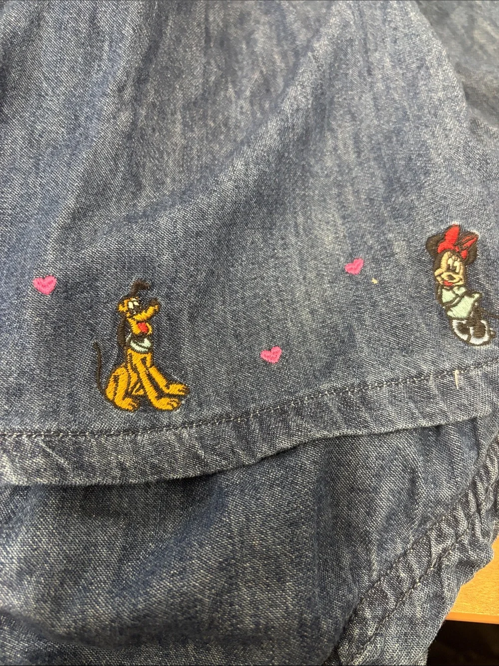 New! Baby GAP x Disney Denim Dress 6-12mo